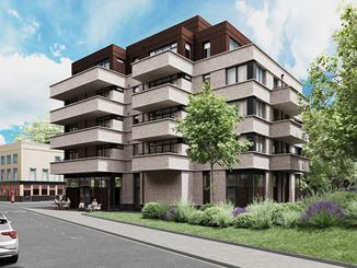 Neos - External CGI of Mary Prince House view 2